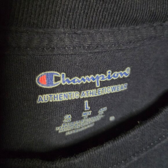 Columbia University Champion Brand Double Sided T-Shirt Size Large Ivy League - Picture 3 of 4